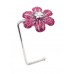Bag Hanger - Rhinestone Flower - Fuchsia - BH-GB1290FU